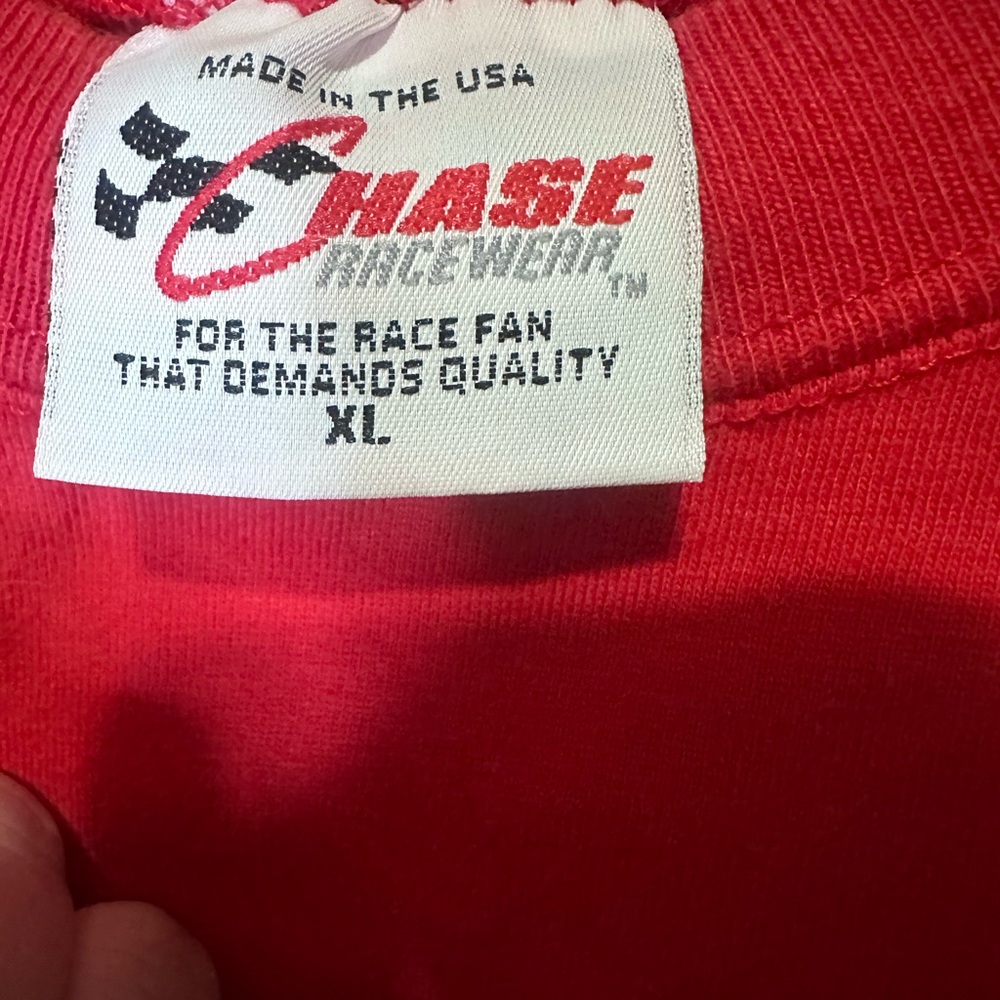 Men’s Vintage 1998 NASCAR Jeff Gordon Dupont T-Shirt Chase Racewear Rainbow XL - Picture 5 of 10